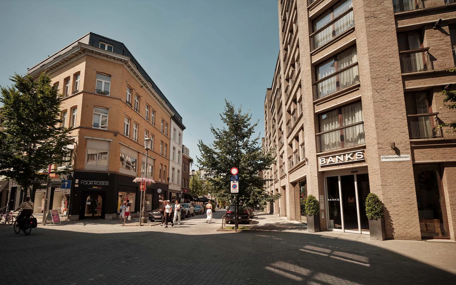 Banks Antwerp buitenaanzicht - Boutique hotel in cultuur- en modekwartier Antwerpen